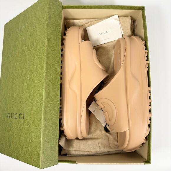 Gucci Interlocking G Platform Slide Sandal - Women’s 11 - Picture 2 of 7